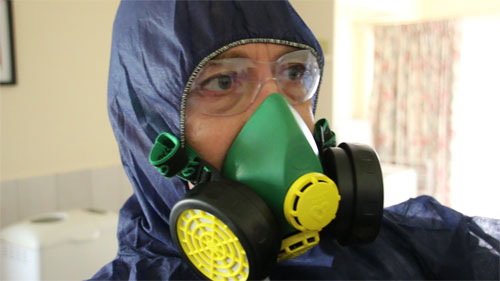 man in mask